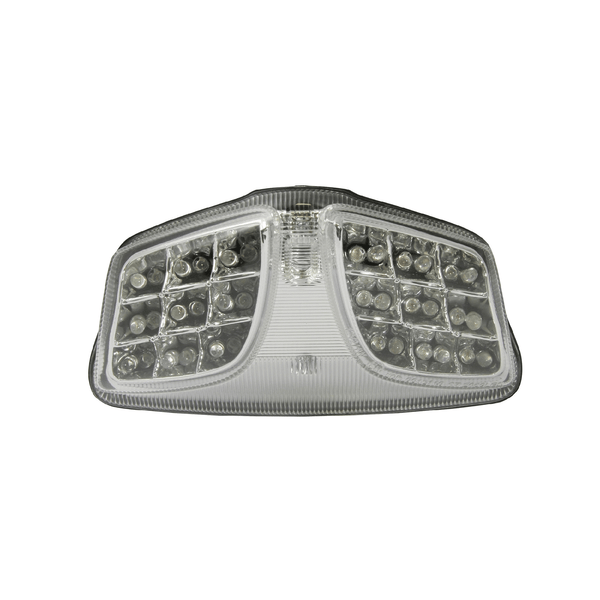 Bike It LED Rear Tail Light With Clear Lens And Integral Indicators - #S069