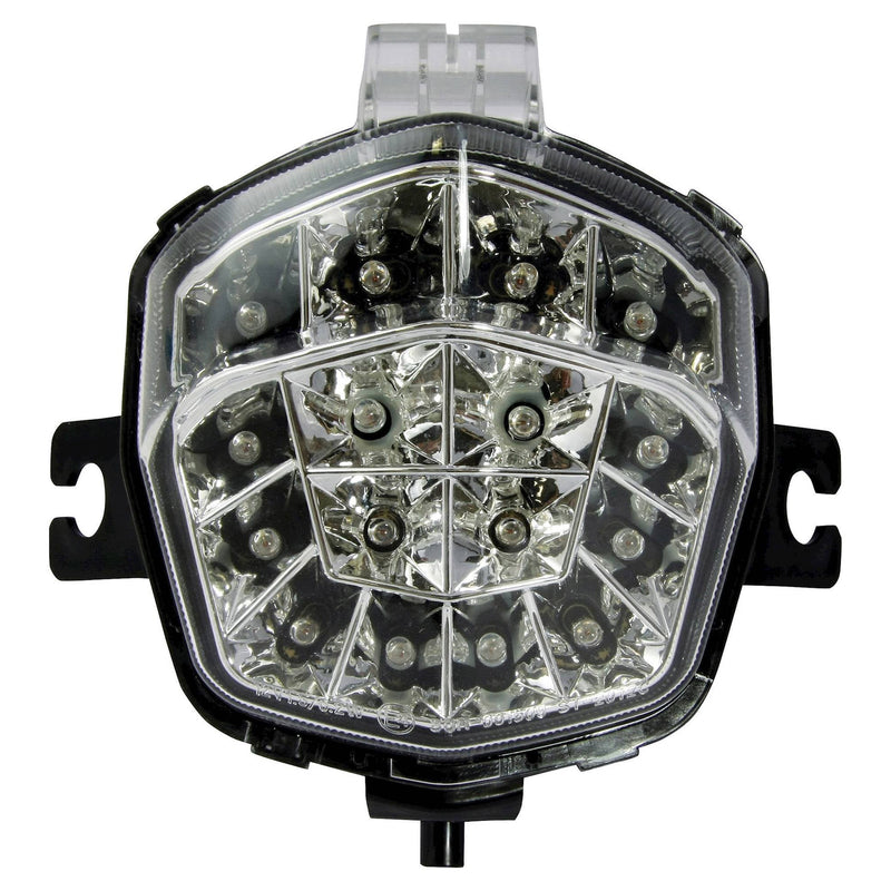 Bike It LED Rear Tail Light With Clear Lens And Integral Indicators -