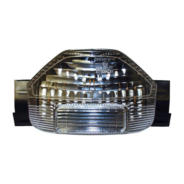 Bike It LED Rear Tail Light With Clear Lens And Integral Indicators - #S096