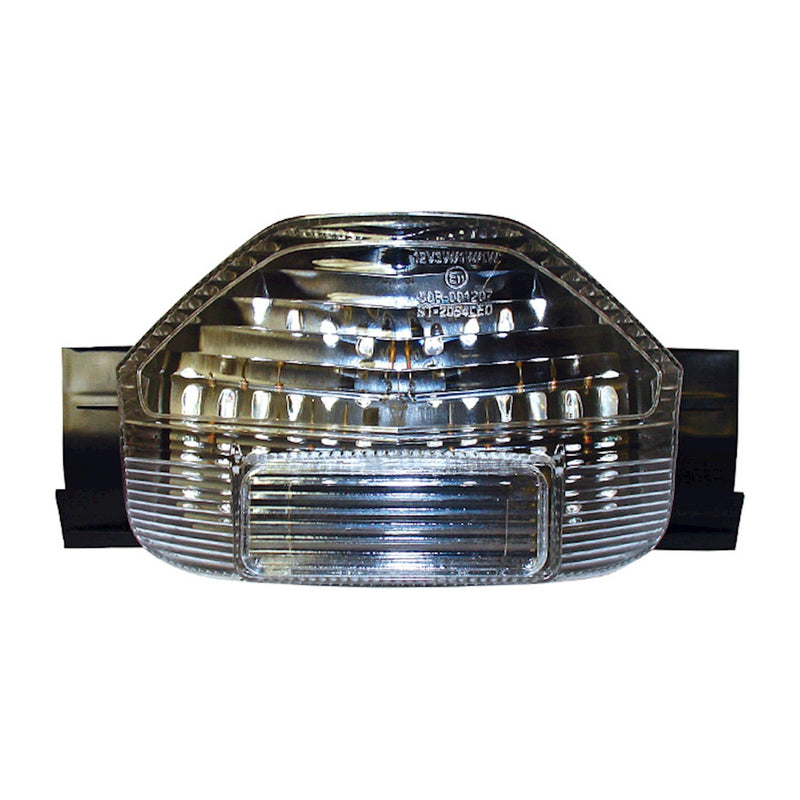 Bike It LED Rear Tail Light With Clear Lens And Integral Indicators -
