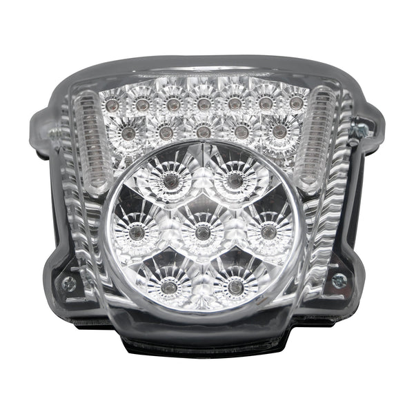 Bike It LED Rear Tail Light With Clear Lens And Integral Indicators - #S099