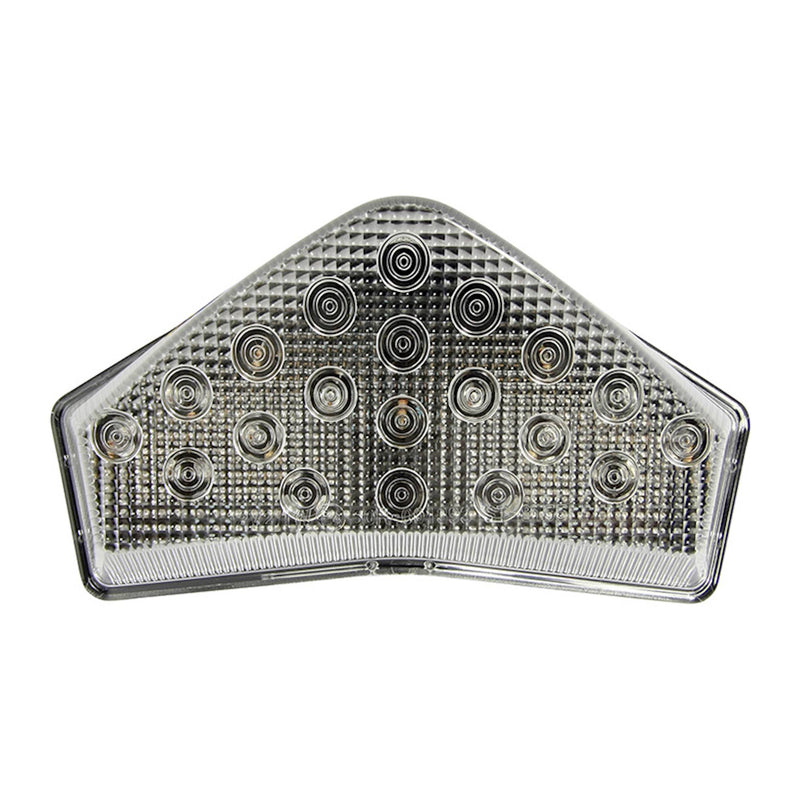 Bike It LED Rear Tail Light With Clear Lens And Integral Indicators -