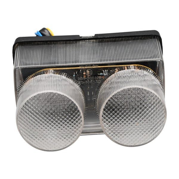 Bike It LED Rear Tail Light With Clear Lens And Integral Indicators - #Y019