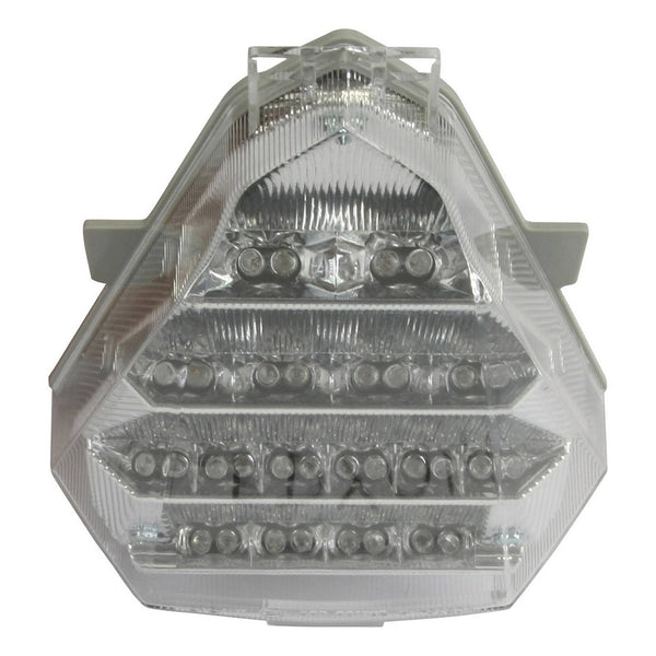 Bike It LED Rear Tail Light With Clear Lens And Integral Indicators - #Y046