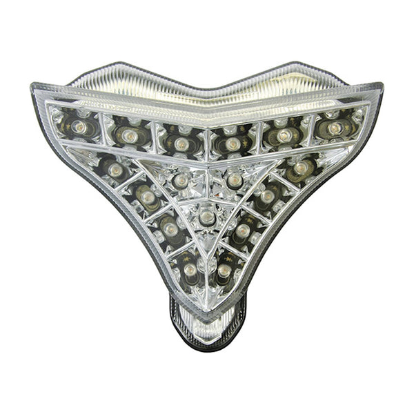 Bike It LED Rear Tail Light With Clear Lens And Integral Indicators - #Y090