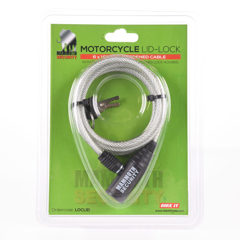 Mammoth Helmet Cable Lock 1.65M