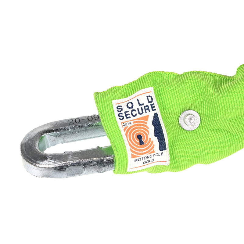 Mammoth Sold Secure Approved 12mm x 1.8m Square Chain With Shackle Lock