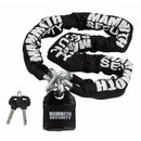 Mammoth Motorcycle Lock & Chain 1.2M 10mm Square Motorbike Padlock & Security Chain