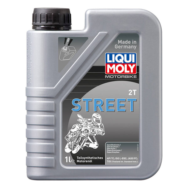Liqui Moly 2 Stroke Semi Synthetic Motorbike Street 1L - #1504