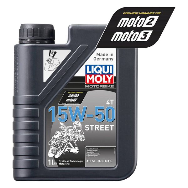 Liqui Moly 4 Stroke Semi Synthetic Street 15W-50 1L - #2555