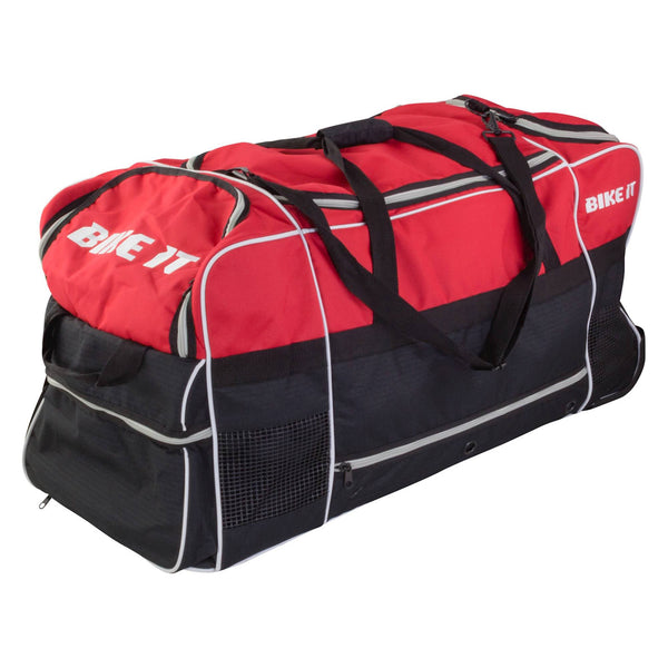 Luggage Kit Bag Black / Red Feature Wheels / Carry Handle