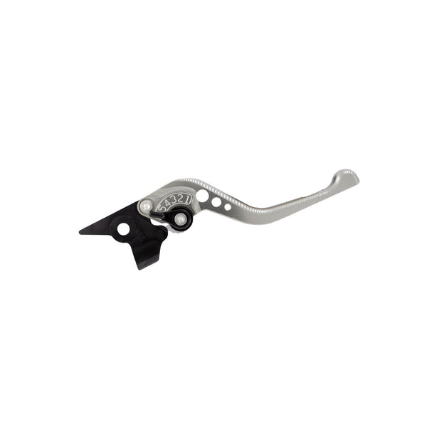 BikeTek Adjustable CNC Brake Lever Short  - Titanium / Black Adjuster - #B02S