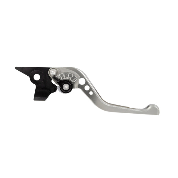 BikeTek Adjustable CNC Brake Lever Short  - Titanium / Black Adjuster - #B22S