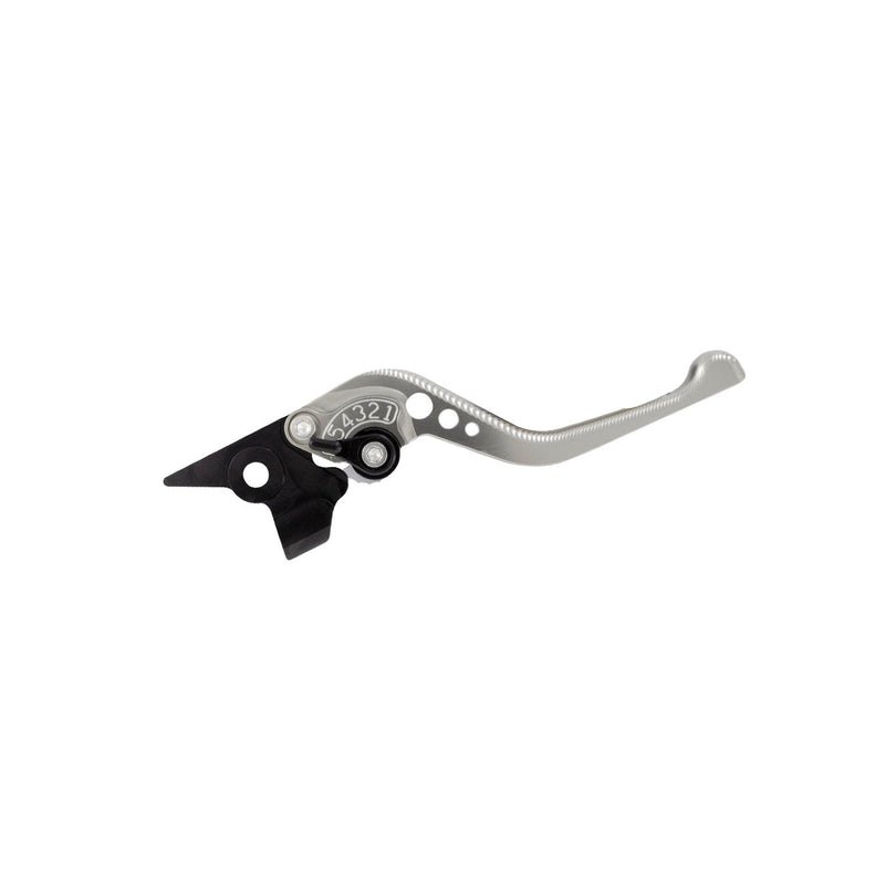 BikeTek Adjustable CNC Brake Lever Short  - Titanium / Black Adjuster -