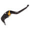 BikeTek Adjustable CNC Brake Lever Long  - Black / Gold Adjuster -