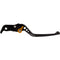BikeTek Adjustable CNC Brake Lever Long  - Black / Gold Adjuster - #B76