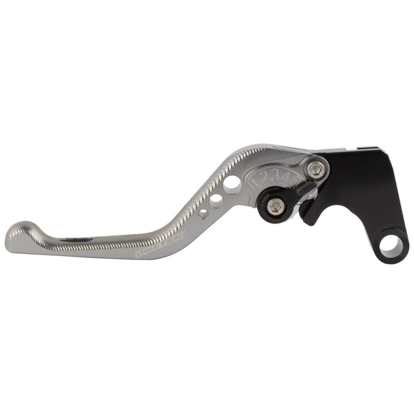 BikeTek Adjustable CNC Clutch Lever Short  - Titanium / Black Adjuster - #C35S