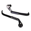 BikeTek Lever Control Guards CNC Titanium / Black ABS Tip