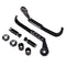 BikeTek Lever Control Guards CNC Titanium / Black ABS Tip