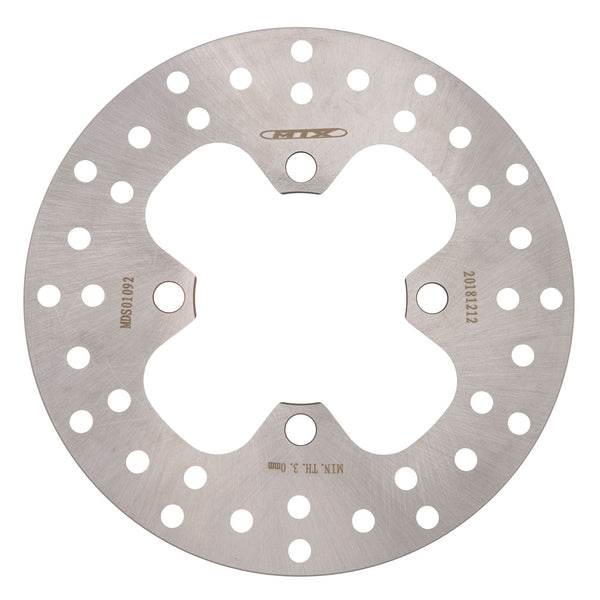 MTX Performance Front Solid Brake Disc To Fit Honda TRX420/TRX500 2014-