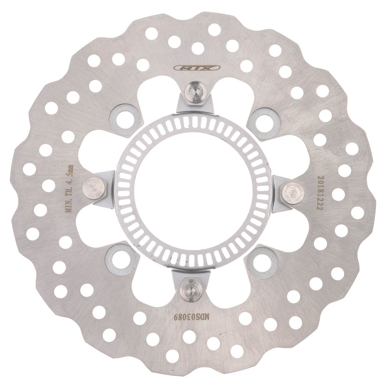 MTX Performance Rear Solid Brake Disc To Fit Kawasaki ER6N 13-15 WAVE & ABS RING