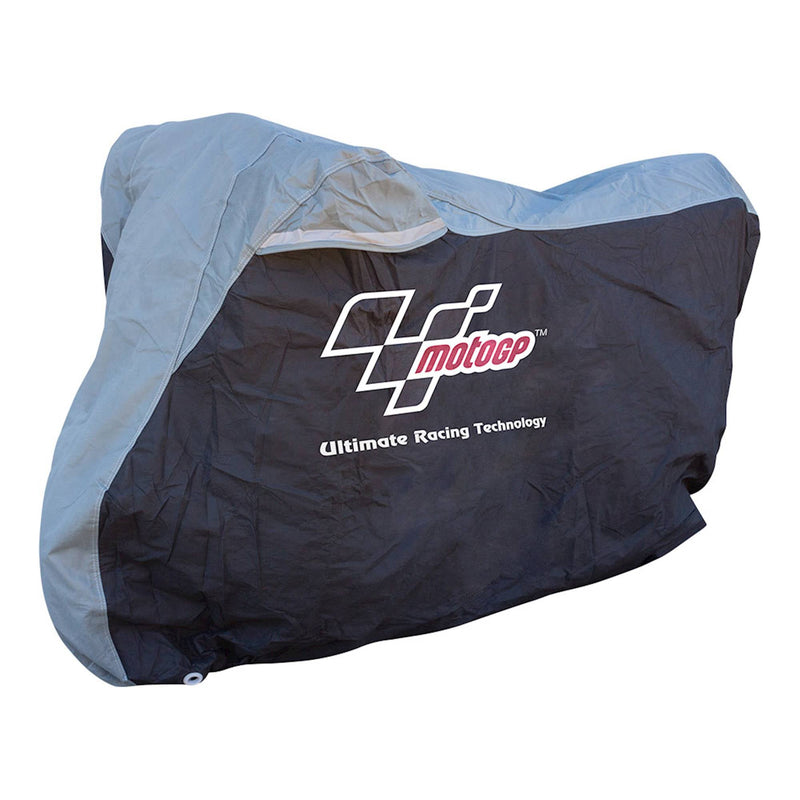 MotoGP Dust Cover - Black/Grey - Large Fits 750-1000cc