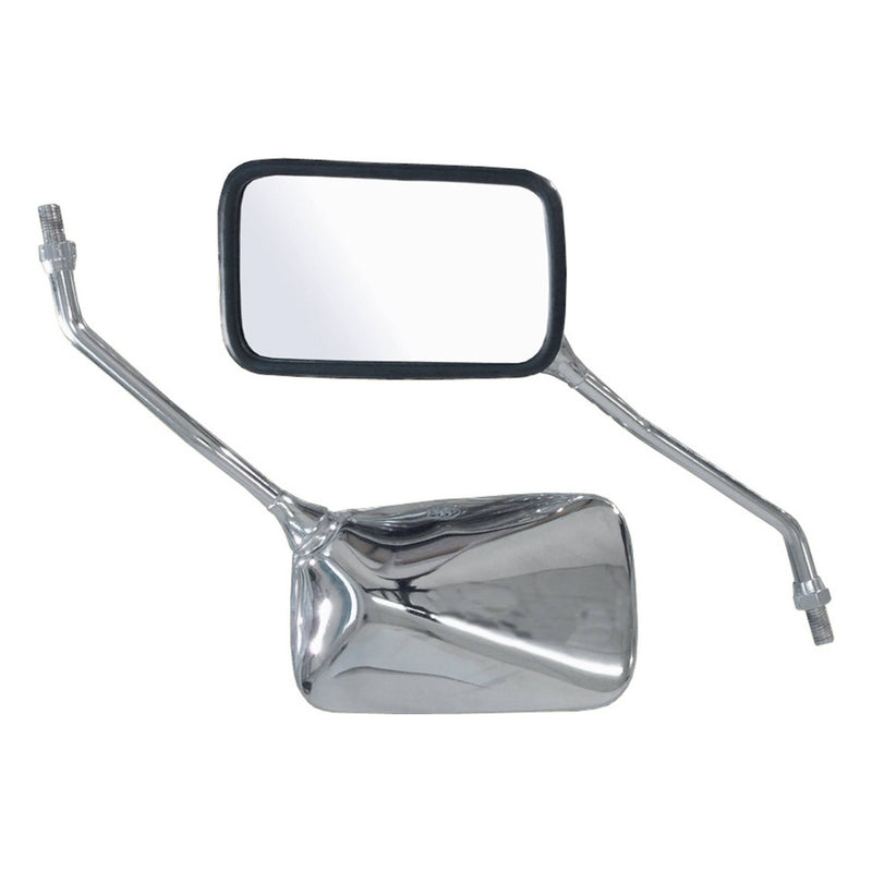 Bike It Pair Of Classic Custom Yamaha Mirrors With 10mm Right Reverse Thread -