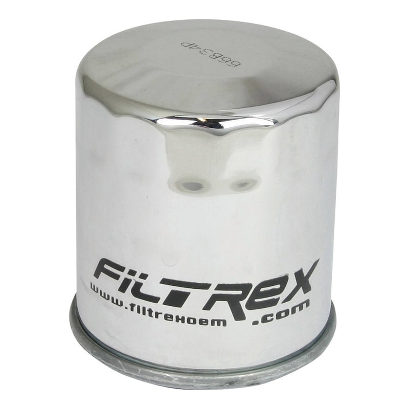 Filtrex Chrome Canister Oil Filter -