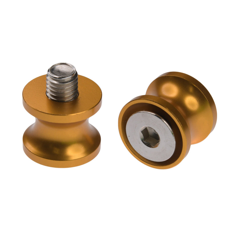 Bike It Gold 8mm 1.25 Pitch Paddock Stand Bobbins