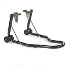 BikeTek Motorcycle Front Track Paddock Stand Black