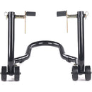 BikeTek Motorcycle Front Track Paddock Stand Black