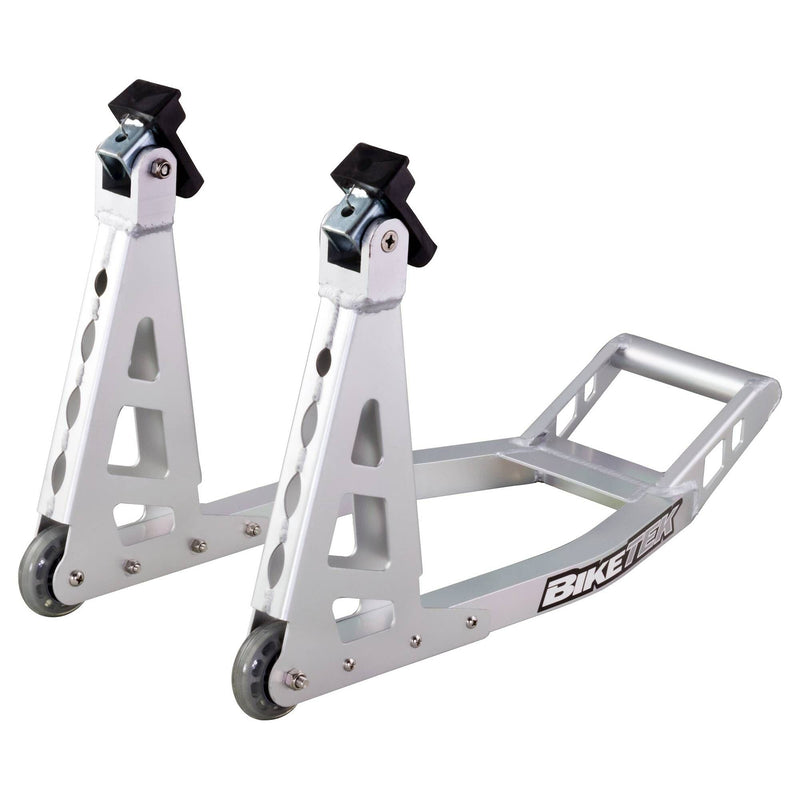 BikeTek Aluminium Front Box Stand - Sliver