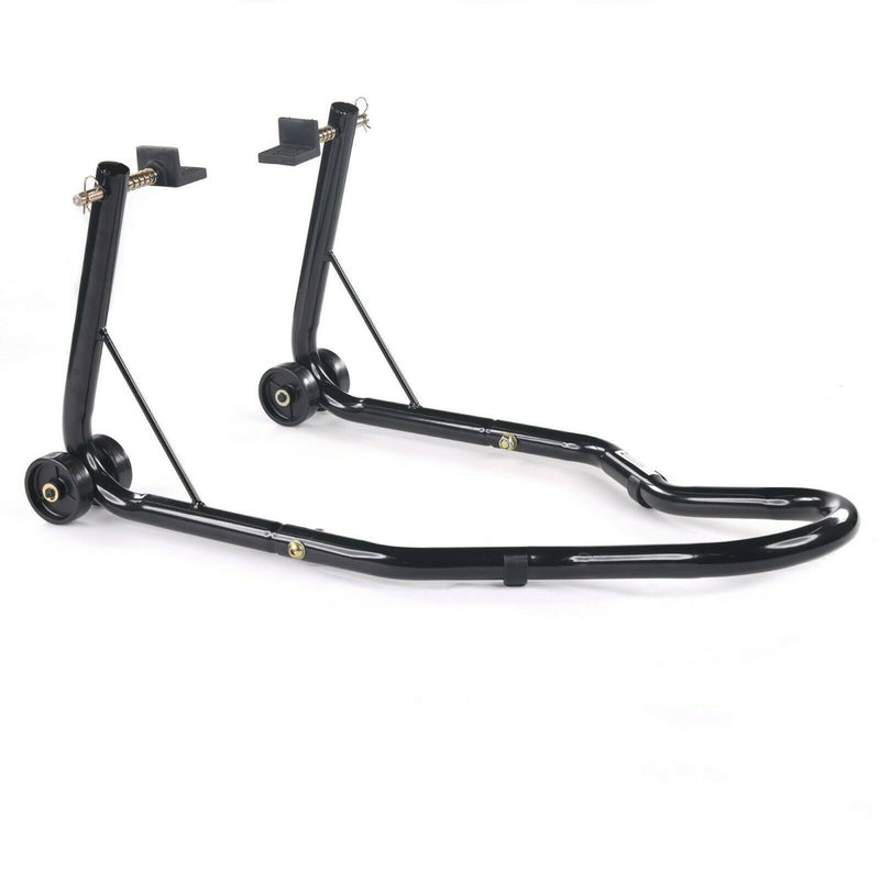 BikeTek Motorcycle Rear Track Paddock Stand - Black