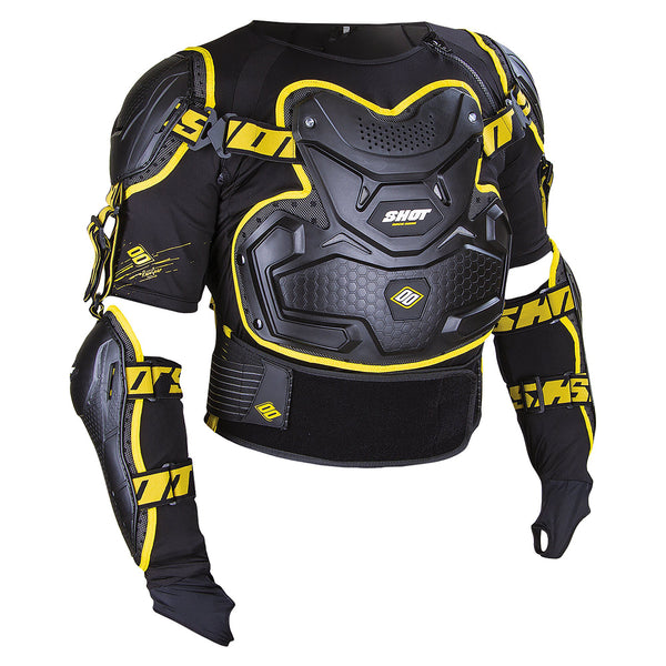 Shot Interceptor Black & Yellow Body Armour