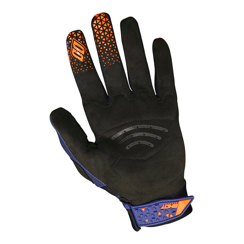 Shot Aerolite Delta Blue/Neon Orange Adult Gloves