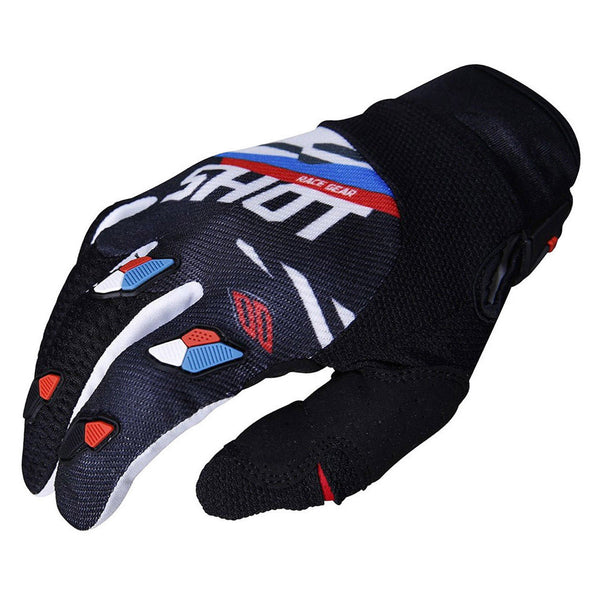 Shot Contact Score Black/Blue/Red Adult Gloves