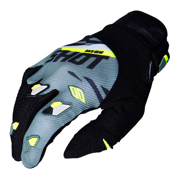 Shot Contact Score Khaki/Neon Yellow Adult Gloves
