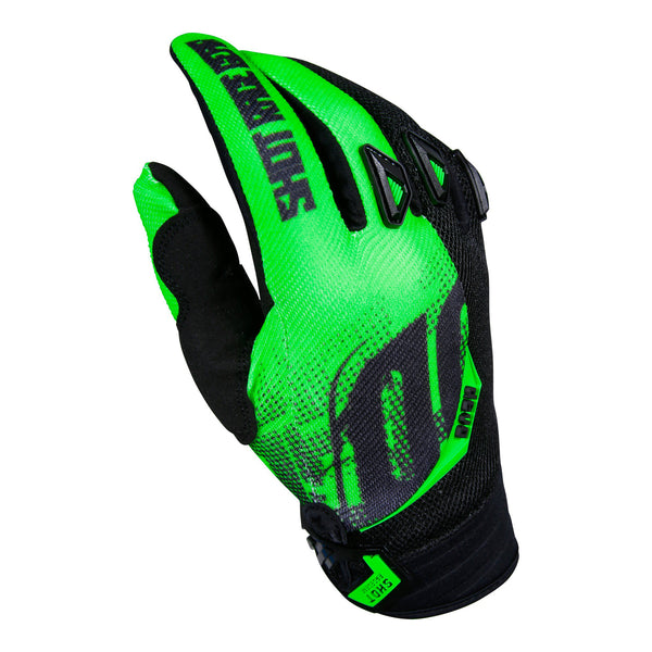 Shot Devo Venom Neon Green Kids Gloves