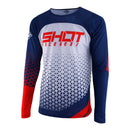 Shot Aerolite Delta Red Adults MX Jersey