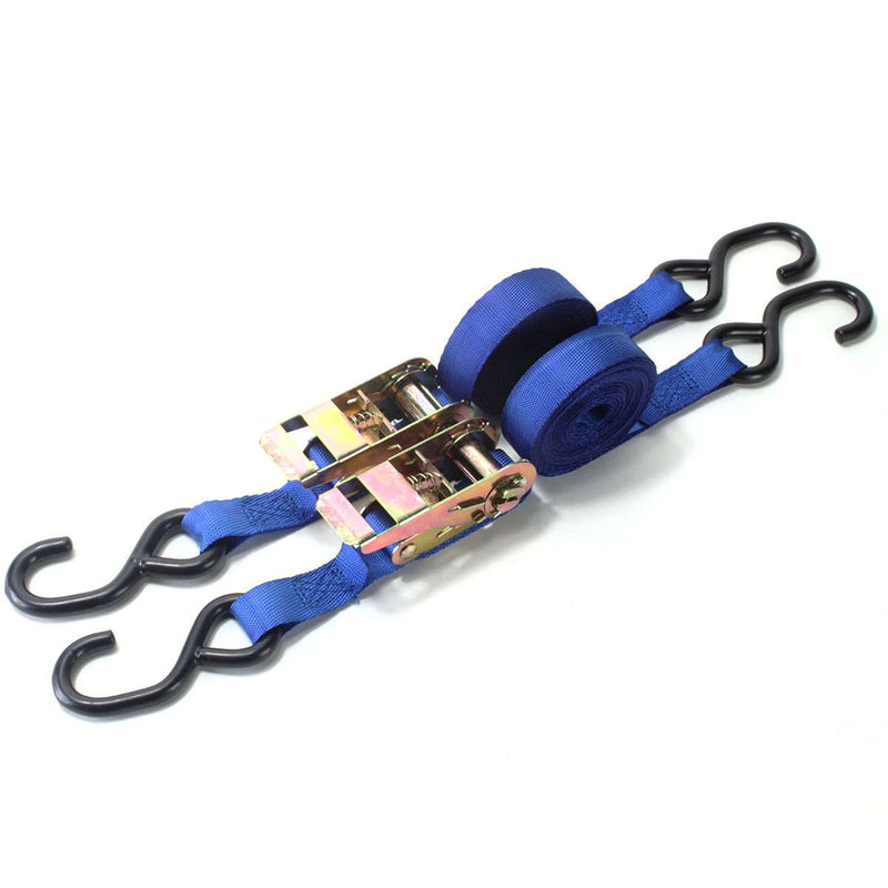 Bike It 2 Piece Blue Ratchet Tiedown