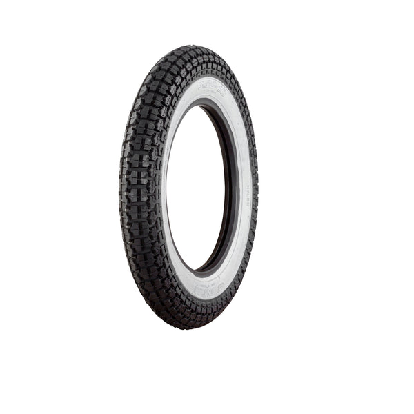 300-10 White Wall Scooter Tyre Tubed Type Front/Rear Fitment