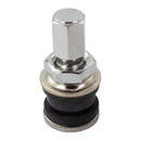 Bike It 10mm Chrome Plated T/L Metal Tyre Valve